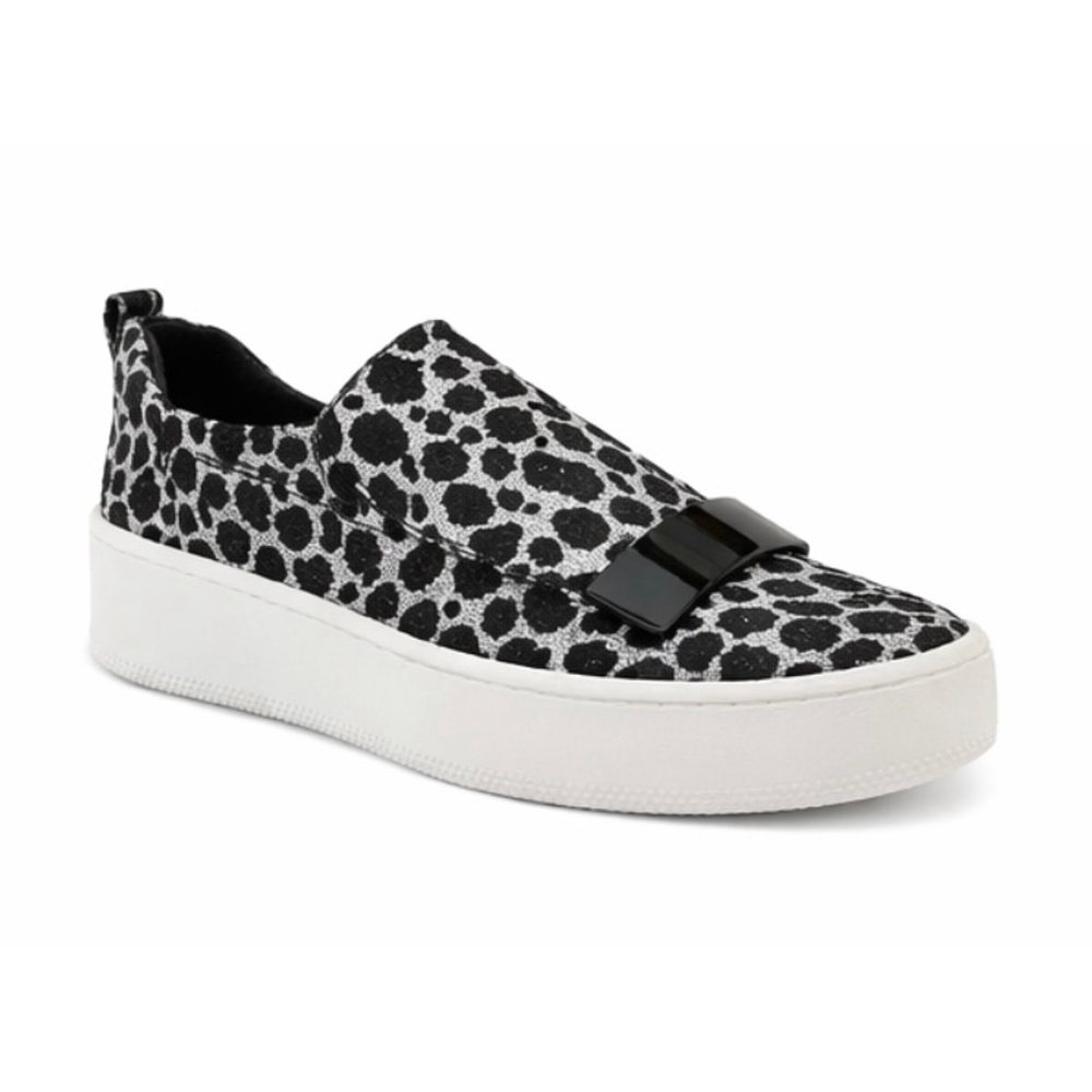 Women's Sergio Rossi Leopard has Print Glitter Platform Sneakers SR 1 Addict 5